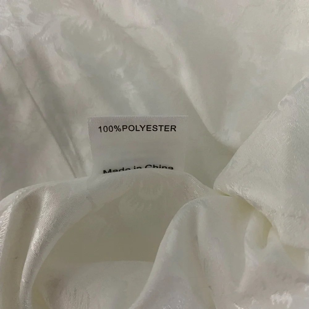 Princess Polly Tyra Mini Dress Sz 6 White Short Sleeve Bridal Bride Graduation - Picture 10 of 11